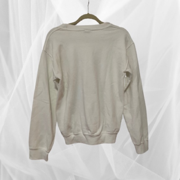 Obey posse white floral crew neck sweater - Picture 3 of 4